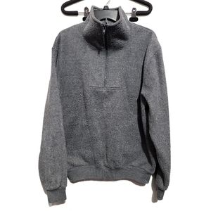 vintage fuzzy fleece pacific trail pull on half zip sweater nice and warm